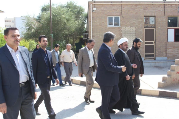 نشست حجة الاسلام خدری رئیس مجمع نمایندگان استان بوشهر با مسئولان دانشگاه فرهنگیان و بازدید از پردیس بنت الهدی صدر  2