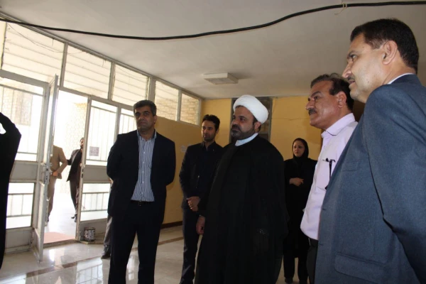 نشست حجة الاسلام خدری رئیس مجمع نمایندگان استان بوشهر با مسئولان دانشگاه فرهنگیان و بازدید از پردیس بنت الهدی صدر  3