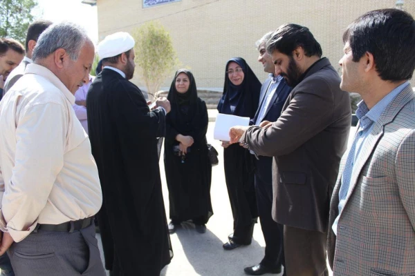 نشست حجة الاسلام خدری رئیس مجمع نمایندگان استان بوشهر با مسئولان دانشگاه فرهنگیان و بازدید از پردیس بنت الهدی صدر  7