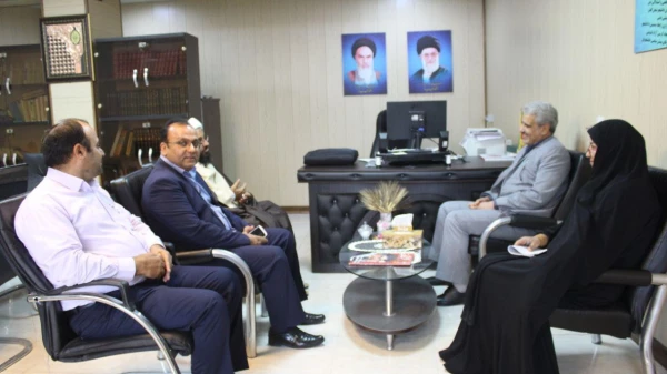 بازدید مدیرکل خدمات و رفاه دانشجویی دانشگاه فرهنگیان از پردیس های دانشگاه فرهنگیان استان بوشهر 7