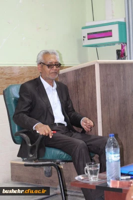 دیدار جمعی از دانشجویان دانشگاه فرهنگیان استان بوشهر با استاد هاشمی زاده