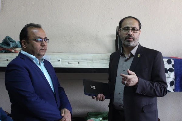بازدید مدیرکل پشتیبانی و رفاه دانشگاه فرهنگیان از روند آماده سازی ستاد اسکان دانشگاه فرهنگیان استان بوشهر بوشهر 3
