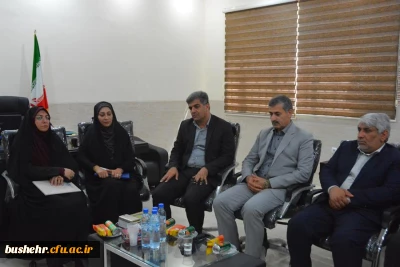 مراسم تکریم و معارفه سرپرست پردیس بنت الهدی صدر بوشهر