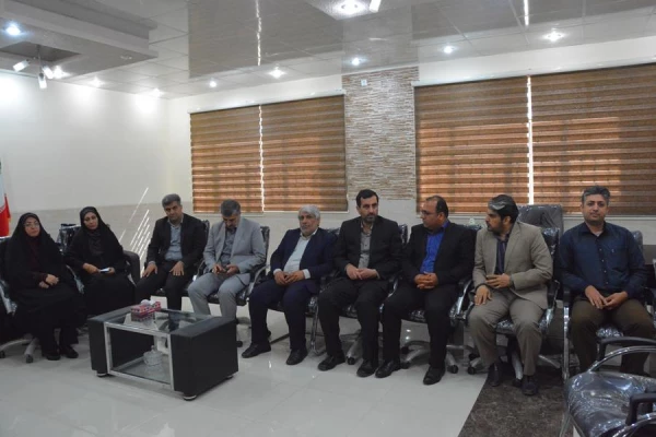 مراسم تکریم و معارفه سرپرست پردیس بنت الهدی صدر بوشهر 12