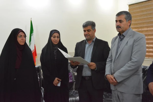 مراسم تکریم و معارفه سرپرست پردیس بنت الهدی صدر بوشهر 14
