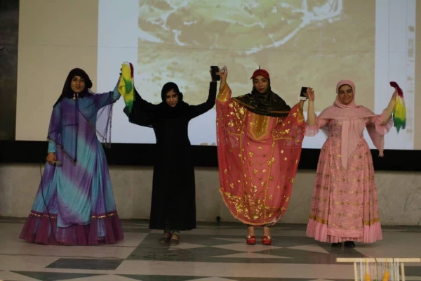 برگزاری جشن اقوام ایرانی در پردیس بنت الهدی  صدر بوشهر 5