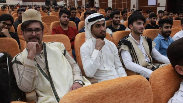 با حضور مشاور اجرایی معاون طرح و برنامه و توسعه مدیریت و مدیرکل حقوقی دانشگاه فرهنگیان

جشن بزرگ روز دانشجو دانشگاه فرهنگیان استان بوشهر برگزار شد 9