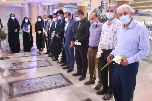 به مناسبت هفته تربیت بدنی؛ مسئولان و کارکنان دانشگاه فرهنگیان استان بوشهر با آرمان های شهدای ورزشکار تجدید میثاق کردند 2