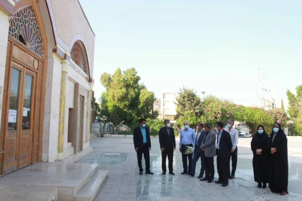 به مناسبت هفته تربیت بدنی؛ مسئولان و کارکنان دانشگاه فرهنگیان استان بوشهر با آرمان های شهدای ورزشکار تجدید میثاق کردند 7