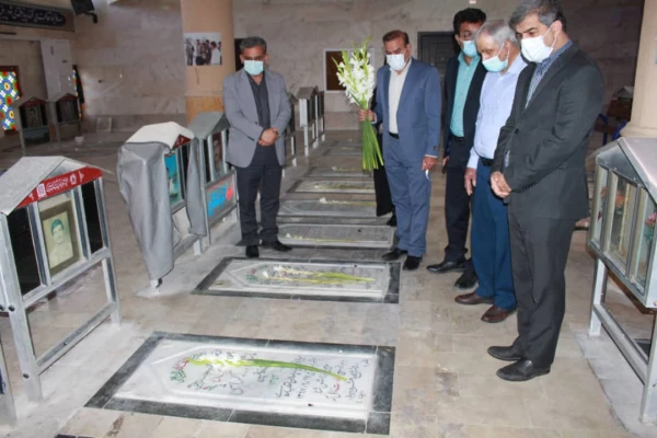 به مناسبت هفته تربیت بدنی؛ مسئولان و کارکنان دانشگاه فرهنگیان استان بوشهر با آرمان های شهدای ورزشکار تجدید میثاق کردند 9