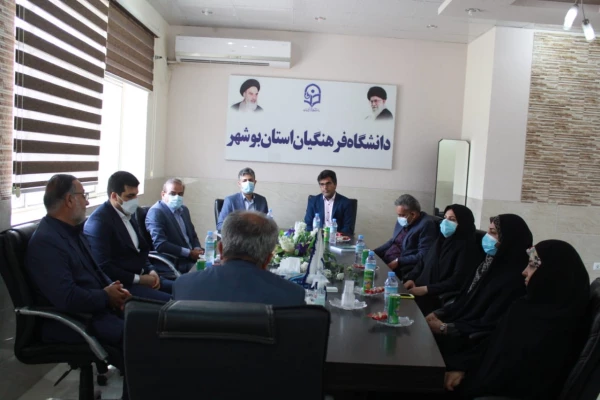 رئیس دانشگاه فرهنگیان استان بوشهر در دیدار با مدیرکل تربیت بدنی دانشگاه فرهنگیان

از برگزاری رویدادهای ملی در بوشهر استقبال می کنیم 4