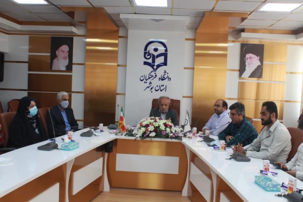 برگزاری آئین معارفه مسئول حراست پردیس علامه طباطبایی دانشگاه فرهنگیان استان بوشهر
 7