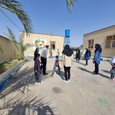 برگزاری اردوی آموزشی دانشجویان رشته تربیت بدنی و بازدید از مدرسه چند پایه تل سیاه بوشهر 5