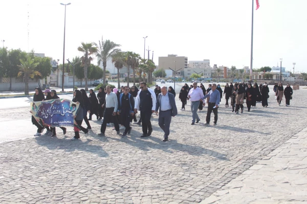 در همایش پیاده روی ساحلی دانشگاه فرهنگیان بوشهر انجام شد:
محکومیت شدید جنایت هولناک بیمارستان المعمدانی غزه 5