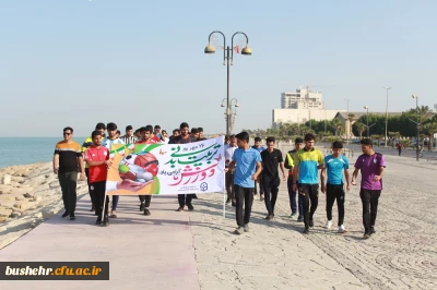 
با حضور رئیس دانشگاه فرهنگیان استان بوشهر؛
همایش پیاده روی ساحلی پردیس علامه طباطبایی برگزار شد