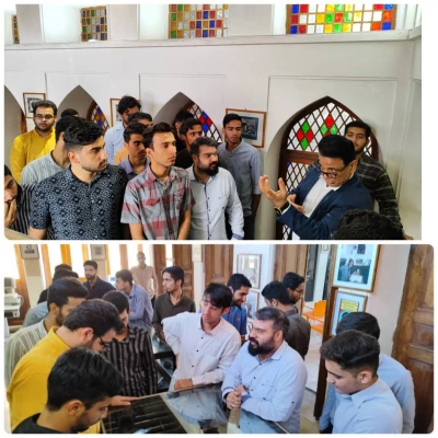 به همت هیات امام علی پردیس علامه طباطبایی بوشهر؛
دانشجومعلمان از موزه تاریخ پزشکی خلیج فارس بوشهر بازدید کردند 3