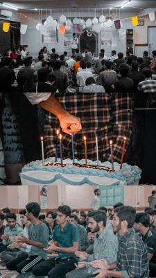 
با حضور رئیس بسیج اساتید استان بوشهر؛
برگزاری جشن تولد دانشجویان آبان ماهی پردیس علامه طباطبایی  4