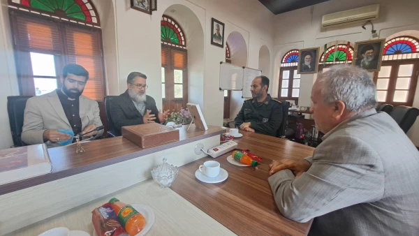 با حضور در دفتر مدیرکل حفظ آثار و نشر ارزش های دفاع مقدس استان بوشهر؛دیدار و گفتگو مدیرکل امور شاهد و ایثارگران دانشگاه فرهنگیان با مدیرکل حفظ آثار و نشر ارزش های دفاع مقدس استان بوشهر 
 5