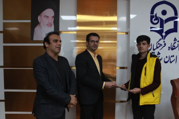 بررسی آثار محمدعلی جمالزاده در محفل دوستداران کتاب دانشگاه فرهنگیان استان بوشهر 9