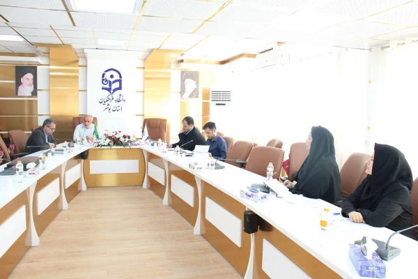 با حضور رئیس دانشگاه فرهنگیان استان بوشهر؛
نشست هم افزایی مسئولان جشنواره الگوهای برتر تدریس پردیس علامه طباطبایی با اساتید دانشگاه برگزار شد 6