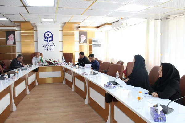 با حضور رئیس دانشگاه فرهنگیان استان بوشهر؛
نشست هم افزایی مسئولان جشنواره الگوهای برتر تدریس پردیس علامه طباطبایی با اساتید دانشگاه برگزار شد 7