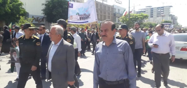 حضور باشکوه دانشگاهیان دانشگاه فرهنگیان استان بوشهر در راهپیمایی روز قدس  7