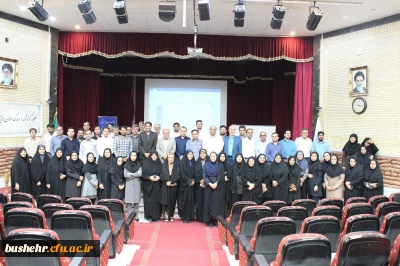با حضور مدیرکل آموزش و پرورش استان بوشهر؛
دوره آموزشی تربیت ارزیاب حرفه ای اساتید دانشگاه فرهنگیان استان بوشهر برگزار شد
