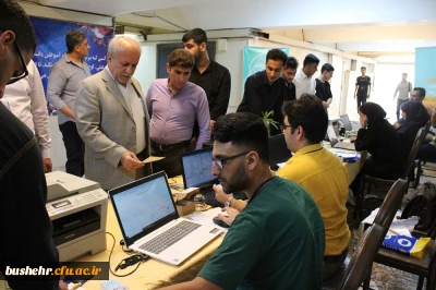 بازدید رئیس دانشگاه فرهنگیان استان بوشهر از روند ثبت نام حضوری نودانشجومعلمان دانشگاه