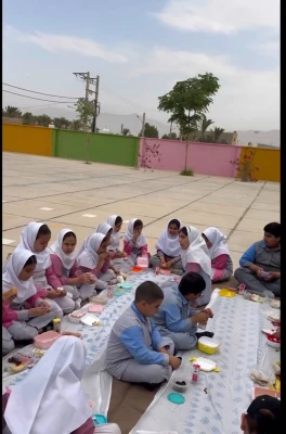 برگزاری زنگ ورزش توسط دانشجومعلمان بوشهری در روستای گلکی تنگستان 19
