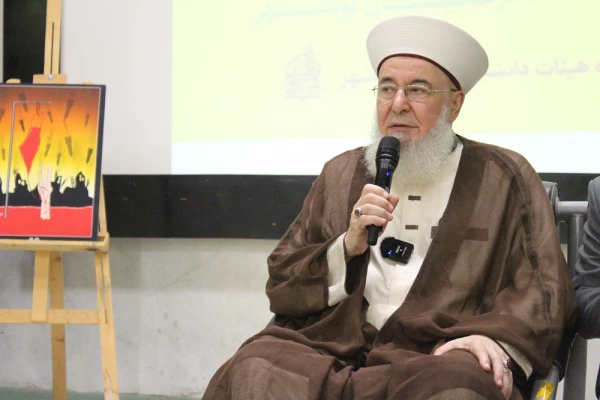 با حضور رئیس مجمع علمای مسلمان لبنان؛
همایش منجی وحدت اسلامی نابودی صهیون در دانشگاه فرهنگیان استان بوشهر برگزار شد 11