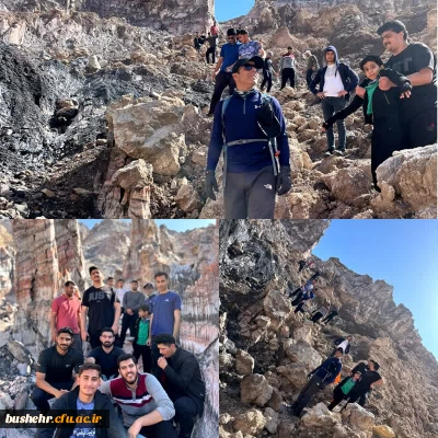 برگزاری همایش کوه پیمایی دانشگاهیان پردیس علامه طباطبایی بوشهر