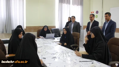 بازدیدمدیرکل آموزش و پرورش استان بوشهر از حوزه های ارزیابی تکمیلی دانشگاه فرهنگیان