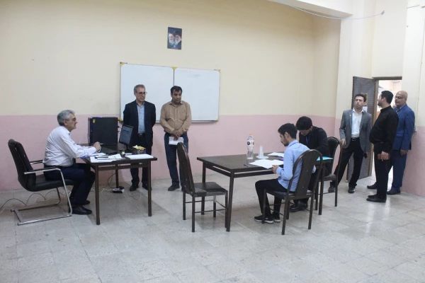 بازدید مدیر منابع انسانی و امور اداری اداره کل آموزش و پرورش استان بوشهر از حوزه های ارزیابی تکمیلی داوطلبان بدو ورود به دانشگاه فرهنگیان 5