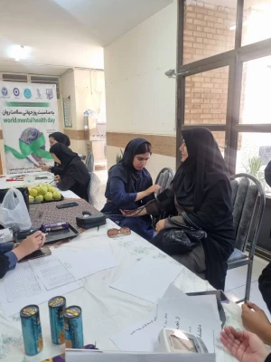 برپایی ایستگاه سلامت جسم و روان در پردیس بنت الهدی صدر بوشهر 10