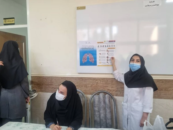 برپایی ایستگاه سلامت جسم و روان در پردیس بنت الهدی صدر بوشهر 15