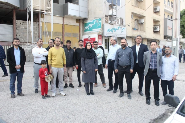 حضور دانشگاهیان دانشگاه فرهنگیان استان بوشهر در مراسم تشییع شهید مدافع امنیت 3